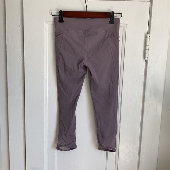 Athleta Girl Mind Over Matter Capri Lavender Mesh - Picture 6 of 10